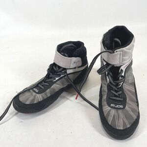 Rudis KS Turbine Wrestling Shoes Mens 3 Black Grey‎ White Kyle Snyder Y-KST-0031